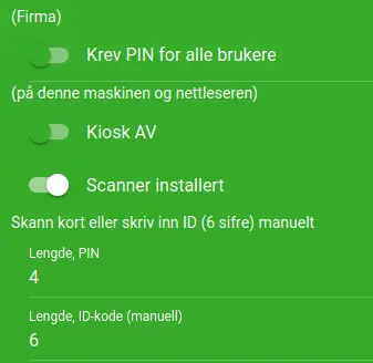 Firma → Kiosk